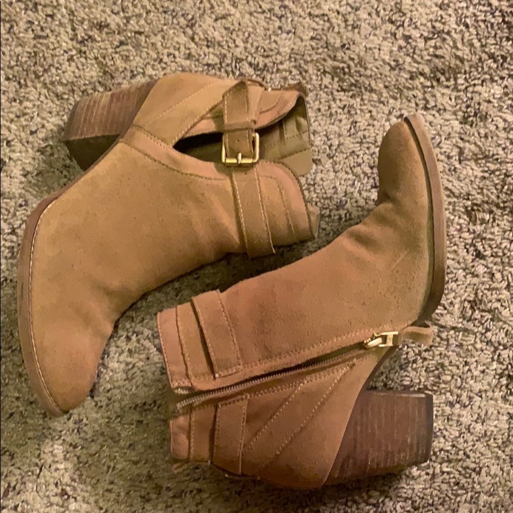 Sam Edelman Tan Ankle Boots